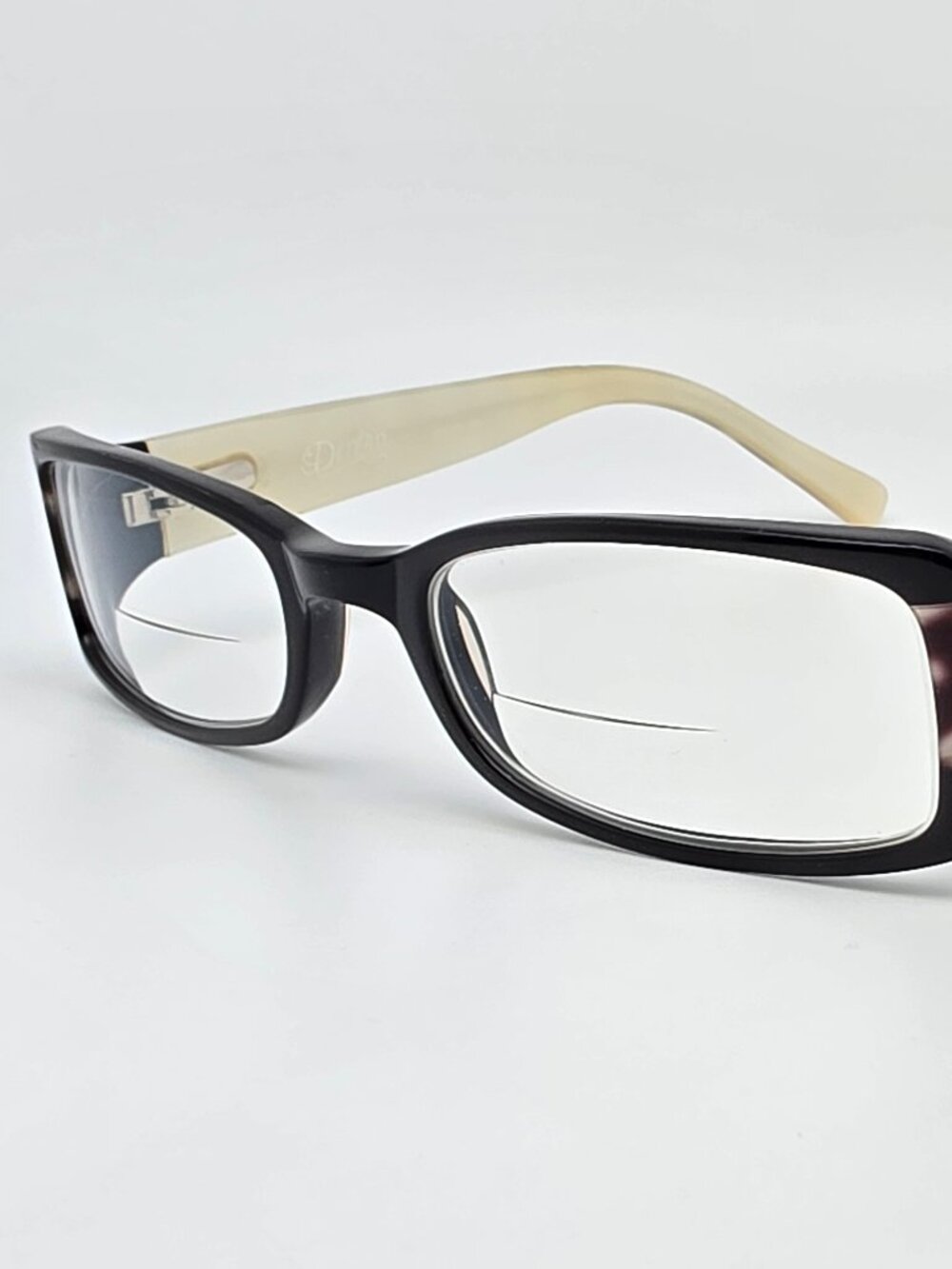 Dereon by Beyonce DOC318 01 Black Pearl Leopard Print Eyeglasses Frame 53-20-135